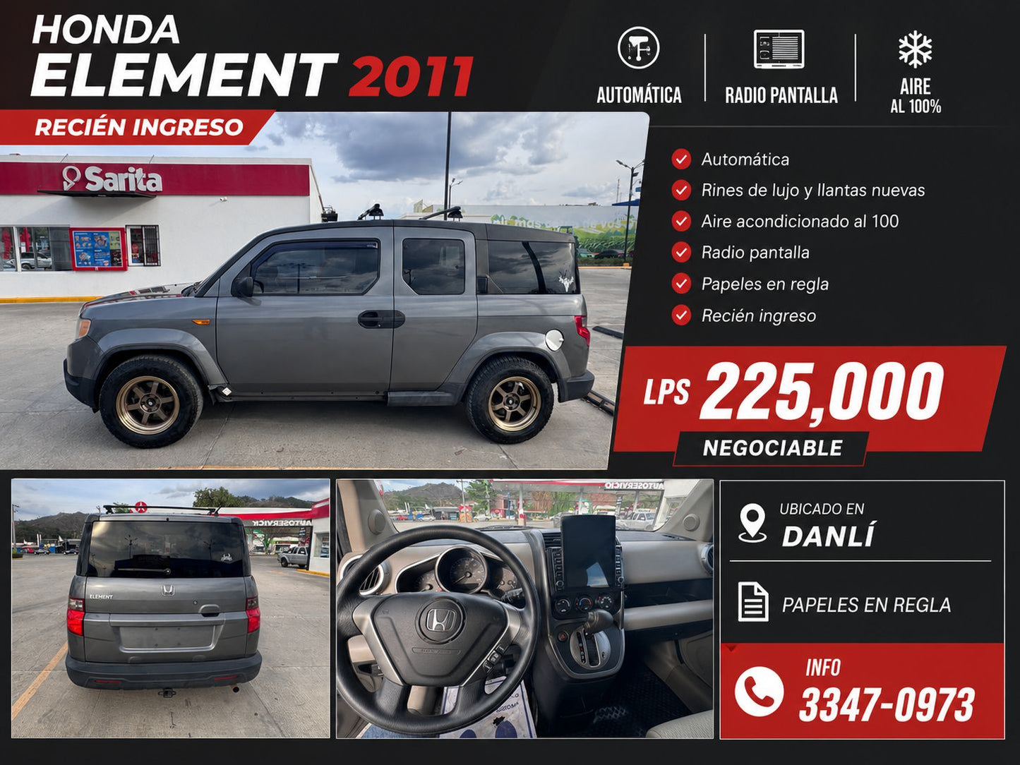 HONDA ELEMENT 2011