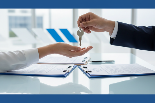 Entrega de llaves durante traspaso de vehículo en Honduras