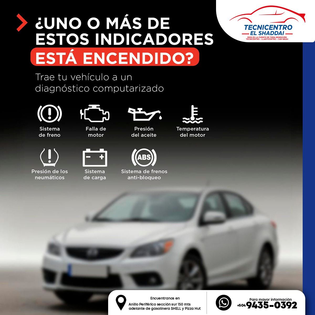 Tecnicentro El Shaddai | Taller Automotriz Honduras